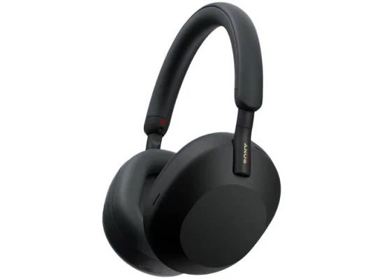 Sony WH-1000XM5SA Premium Noise Cancelling Wireless Over-Ear Headphones, Bluetooth, Clear Call Quality, High-Resolution Sound, Up to 30 Hours Battery Life, Soft Case, Including iOS and Android - Black
